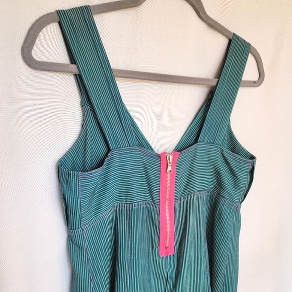 Marc by Marc Jacobs Pleated Pinstripe Silk Camisole Baby Doll Vneck Tank Top XS - Picture 5 of 15